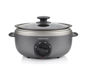 Slow Cooker Morphy Richards Sear and Stew Titanium 3,5 litri